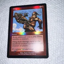 Wizards of the Coast Magic: The Gathering Fling Arena Promo Foil English 2001 - Image 2
