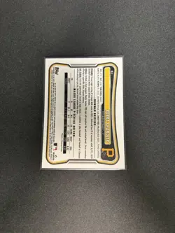2025 Topps Bowman Chrome Bubba Chandler Refractor RC Pittsburgh Pirates #BCP-171 - Image 2