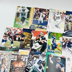 Dallas Cowboys Football Team Lot of 100 NFL Cards Collection Aikman Dak Irvin NM - Image 2