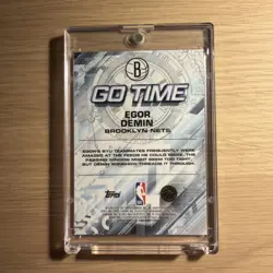 2025-26 Topps Chrome Egor Demin 20/50 Rookie Go Time #GT22 Gold - Image 3