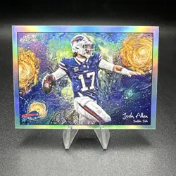 2025 Topps Cosmic Chrome Josh Allen Stars In The Night #STN-12 Bills - Image 1