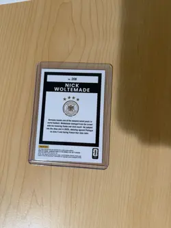 2025-26 Donruss Road to FIFA World Cup Nick Woltemade RC #208 Red Swirl /79 - Image 2