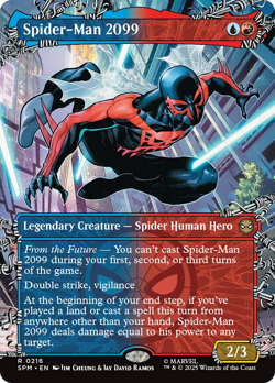 x1 Spider-Man 2099 SPM Spider-Man MTG 216 M/NM 1x - Image 1