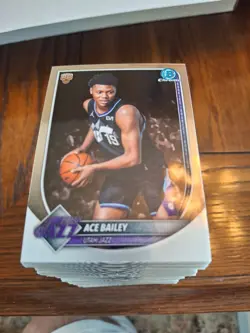 2025-26 Topps Bowman Chrome Basketball 162 Base Card Base Lot Vets & Rookies - Image 2