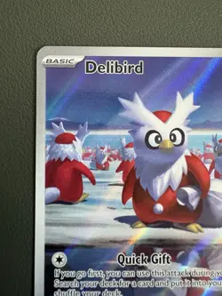 Delibird 152/132 Me01: Mega Evolution Illustration Rare Holo Pokemon TCG NM - Image 2