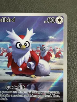 Delibird 152/132 Me01: Mega Evolution Illustration Rare Holo Pokemon TCG NM - Image 3