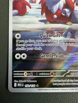 Delibird 152/132 Me01: Mega Evolution Illustration Rare Holo Pokemon TCG NM - Image 5