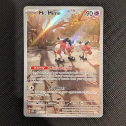 Mr. Mime 179/165 Illustration Rare 151 Pokemon Holo NM/M - Image 1