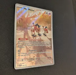 Mr. Mime 179/165 Illustration Rare 151 Pokemon Holo NM/M - Image 2
