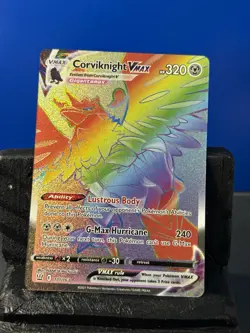Pokemon TCG Corviknight VMAX 171/163 Battle Styles Secret Rainbow Rare Holo, NM - Image 1