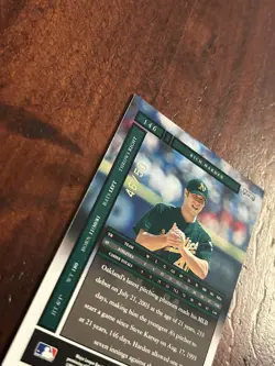 Rich Harden 2004 Playoff Honors Autograph Auto Oakland A's # /50 - Image 3