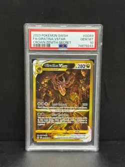 2023 Pokemon Giratina VSTAR Full Art GG69/GG70 Crown Zenith English PSA 10 - Image 1