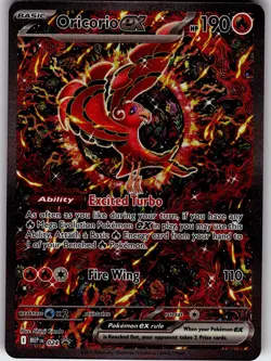Oricorio ex #024 Pokemon TCG ME: Mega Evolution Promo Promo, Holo NM - Image 1
