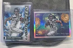 2025 Topps Cosmic 2-Card Lot Jaxon Smith-Njigba Stars in the Night / Light Speed - Image 1