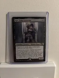 Magic: The Gathering Rev, Tithe Extractor Ravnica Remastered Ext Art #R0045 - Image 1