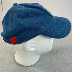 Vintage Disney Winnie The Pooh Hat Blue Denim One Size Adjustable - Image 5