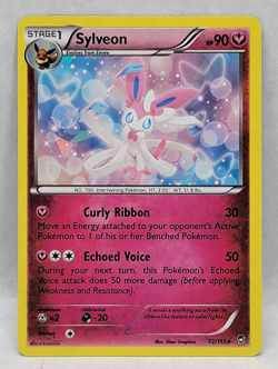 2014 Pokemon XY Furious Fists SYLVEON Cracked Ice Holo 72/111 - LP Light Play - Image 1
