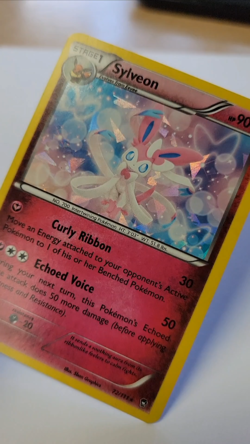 2014 Pokemon XY Furious Fists SYLVEON Cracked Ice Holo 72/111 - LP Light Play - Image 2