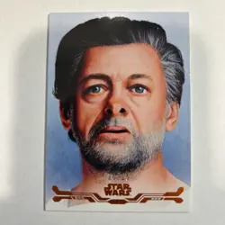 Kino Loy 2025 Topps Star Wars Smugglers Outpost /25 Stellar Art Orange SP - Image 1