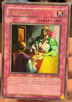 Ceasefire PSV-030 1st Edition NM [Yu-Gi-Oh! Pharaoh's Servant, Ultra Rare] - Image 3