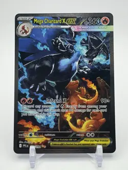 Mega Charizard X ex 125/094 SIR - Me02: Phantasmal Flames - Nm Condition - Image 1