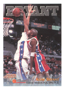 Score Board 1996 Basketball Rookies Kobe Bryant Lower Merion Rookie #15 - Image 1