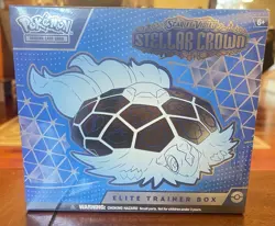 Pokemon Scarlet & Violet Stellar Crown Elite Trainer Box Factory Sealed - Image 1