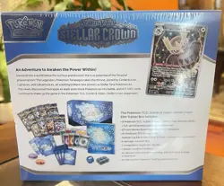 Pokemon Scarlet & Violet Stellar Crown Elite Trainer Box Factory Sealed - Image 4