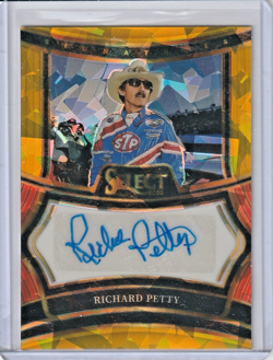 "KING" RICHARD PETTY AUTO #d 1/5 2025 PANINI SELECT SIGNATURES GOLD PRIZM - Image 1