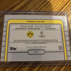 2025-26 Topps UEFA Club Competitions Erling Haaland 8-Bit Shots Insert #8B-5 - Image 2