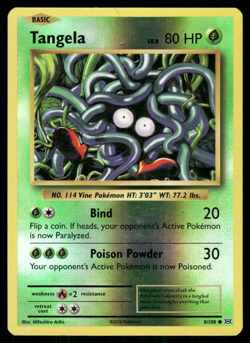 Pokemon TCG - Evolutions - Tangela 8/108 Reverse Holo - P - Image 1