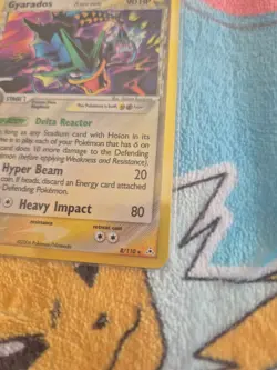 Pokemon TCG gyarados delta species EX Holon Phantoms holo Rare 8/110 - Image 3