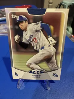 2024 Shohei Ohtani Topps 50/50 Celebration Kanji Language SSP SB # 44 - Image 1