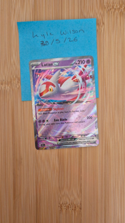 Pokemon TCG Latias EX Surging Sparks Scarlet & Violet Double Rare Card 76/191 - Image 1