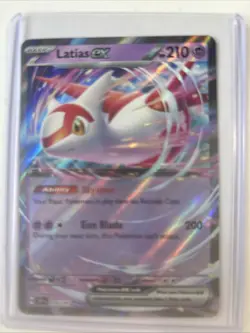 Pokemon TCG Latias EX Surging Sparks Scarlet & Violet Double Rare Card 76/191 - Image 1