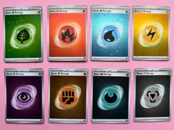 151 Cosmos Holo Energy Set 8 Card Full Set Collection Pokemon SV SVE 001-008 - Image 1