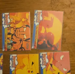 Topps Pokemon Pikachu's Vacation 1999 Trading Card Lot - 17 Cards Blue Label - Image 4