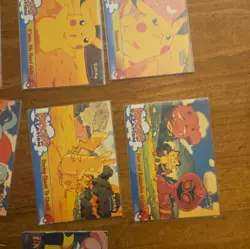 Topps Pokemon Pikachu's Vacation 1999 Trading Card Lot - 17 Cards Blue Label - Image 5