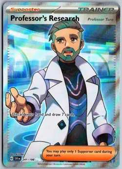 Professor's Research (Professor Turo) 241/198 Scarlet & Violet Pokemon NM - Image 1