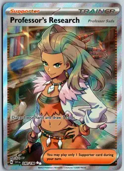 Professor's Research (Professor Sada) 240/198 Scarlet & Violet Pokemon NM - Image 1