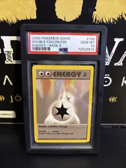 Pokemon 2000 Double Colorless Energy Base Set 2 124/130 Gem Mint PSA 10 - Image 1