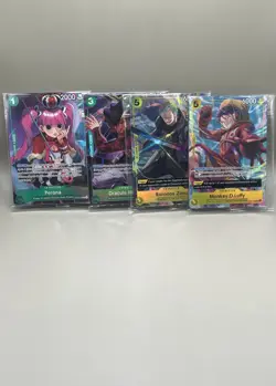 One Piece TCG - Illustration Box Volume 3 & 4 Promo Card Set Of 4 English Sealed - Image 1