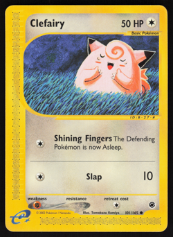 Pokemon TCG - Expedition Base Set - Clefairy 101/165 - P - Image 1
