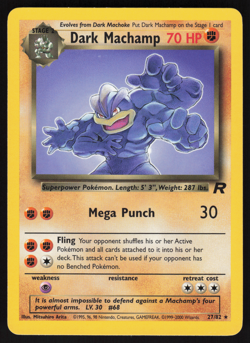 Pokemon TCG - Team Rocket - Dark Machamp 27/82 - P - Image 1