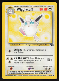 Pokemon TCG - Jungle - Wigglytuff 32/64 - P - Image 1