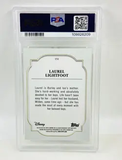 2024 Topps Chrome Disney Laurel Lightfoot Green #/99 PSA 10 - Image 2