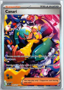 Canari 291/217 HOLO Special Illustration Rare Ascended Heroes Pokemon NM - Image 1