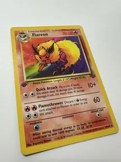 Pokemon 1st Edition Jungle Flareon 19/64 WOTC 1999 Non-Holo NM Vintage - Image 3