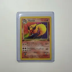 Pokemon 1st Edition Jungle Flareon 19/64 WOTC 1999 Non-Holo NM Vintage - Image 4