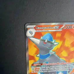 Rampardos ex 100/084 Ultra Rare Pitch Black Pokemon Holo Near Mint - Image 4